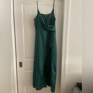 Elegant Green Evening Dress